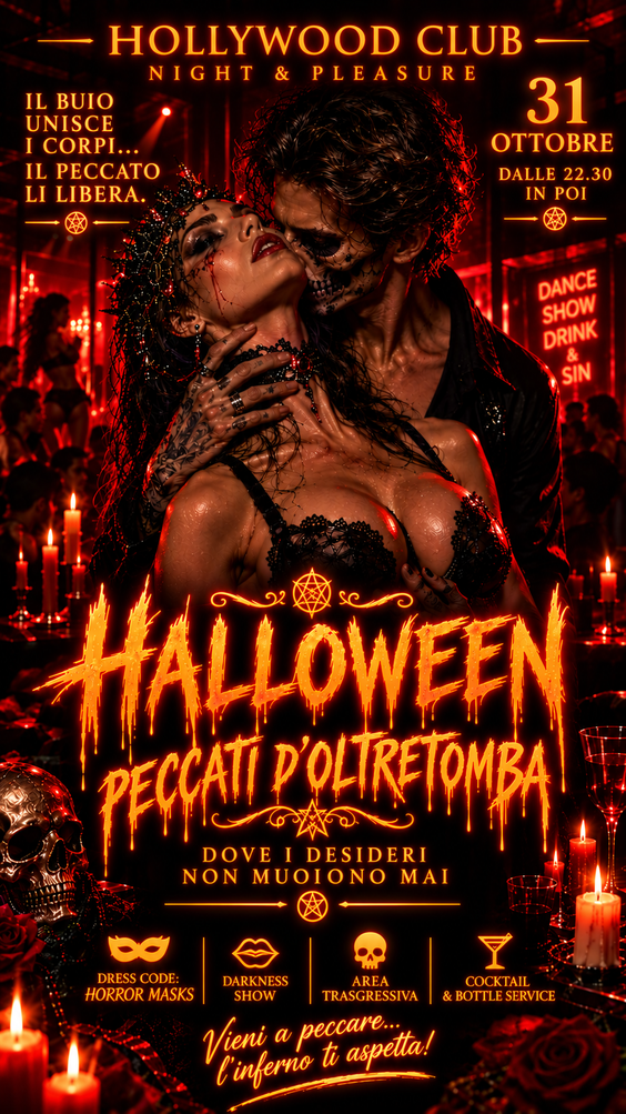 eventi per coppie singoli a Torino HOLLYWOOD club prive Torino Piemonte